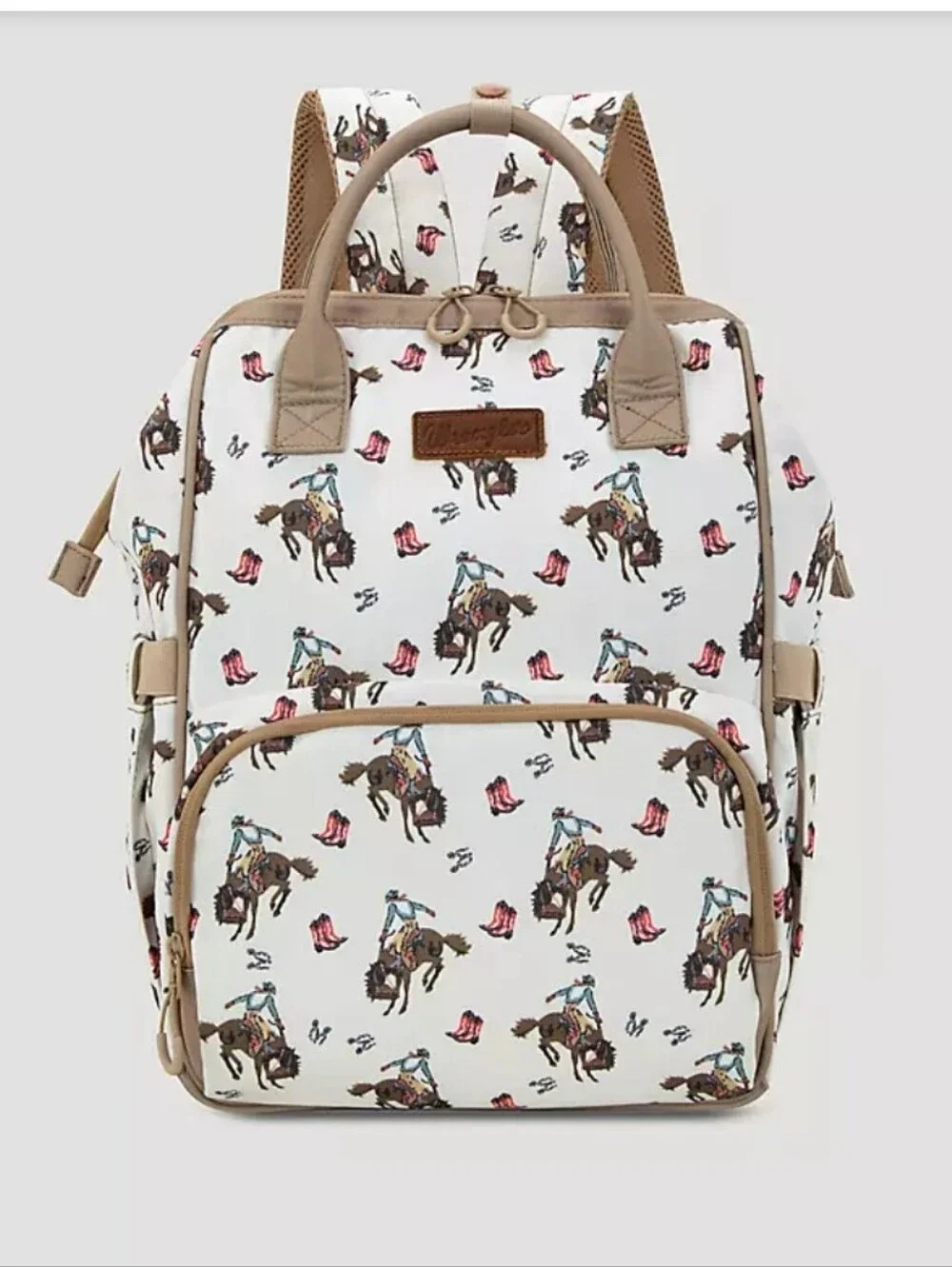 Wrangler Cowboy Print Diaper Bag